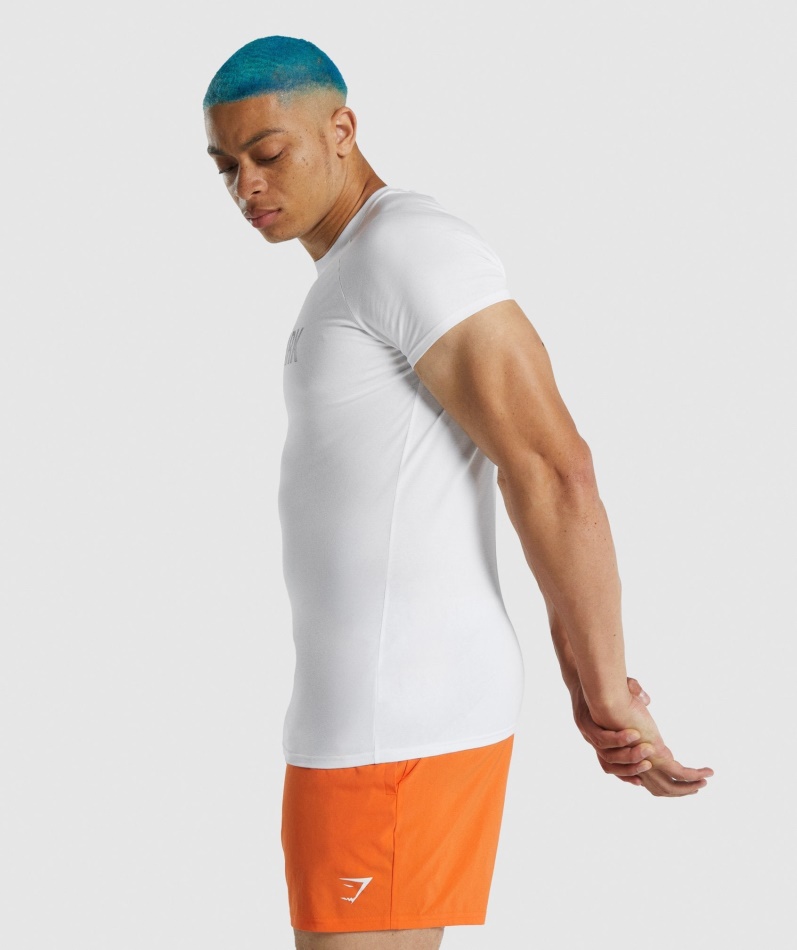 Gymshark Apollo T-skjorte Hvit