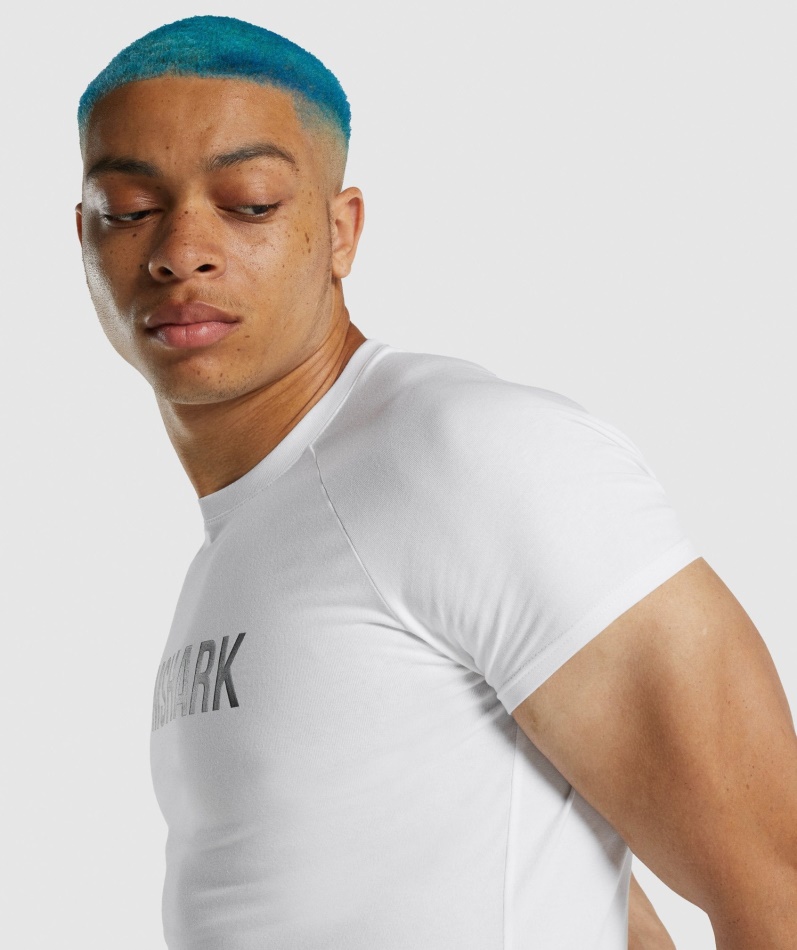 Gymshark Apollo T-skjorte Hvit