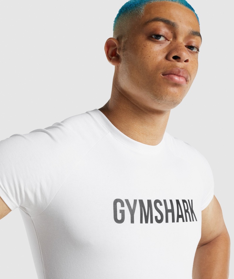Gymshark Apollo T-skjorte Hvit