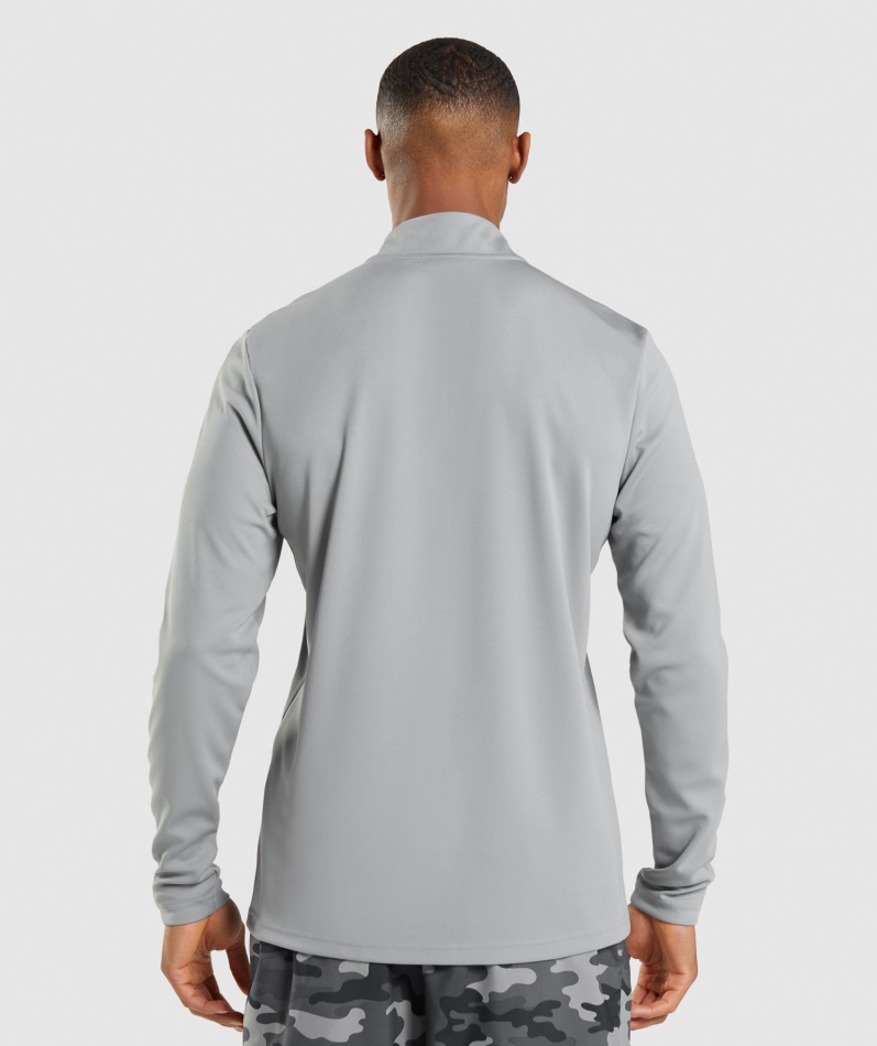 Gymshark Ankomst 1/4 Zip Pullover Smokey Grey