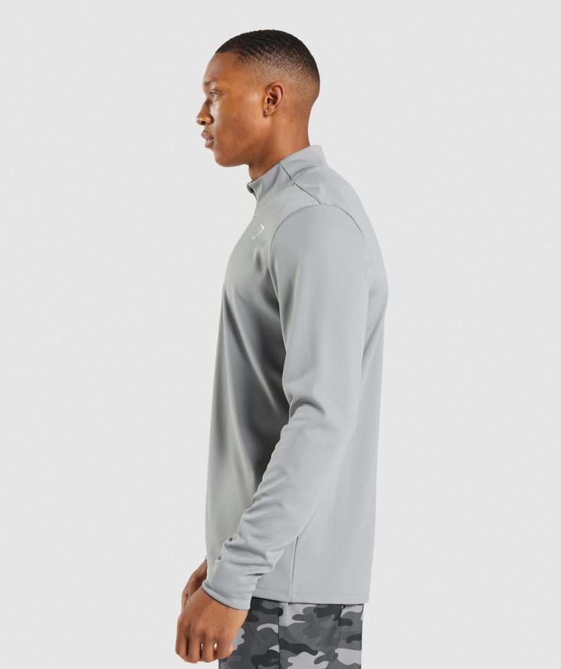 Gymshark Ankomst 1/4 Zip Pullover Smokey Grey