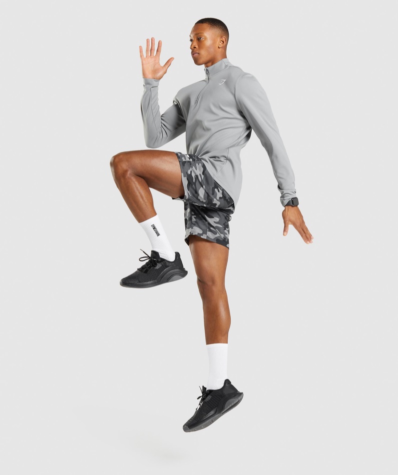 Gymshark Ankomst 1/4 Zip Pullover Smokey Grey