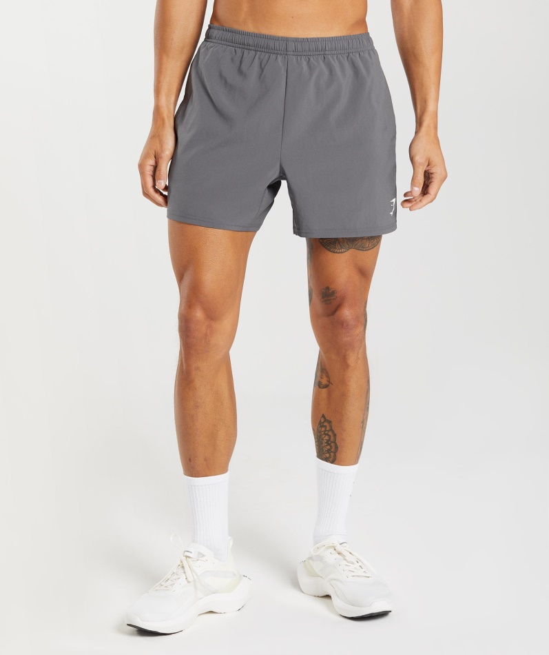 Gymshark Ankomst 5" Shorts Silhouette Grå
