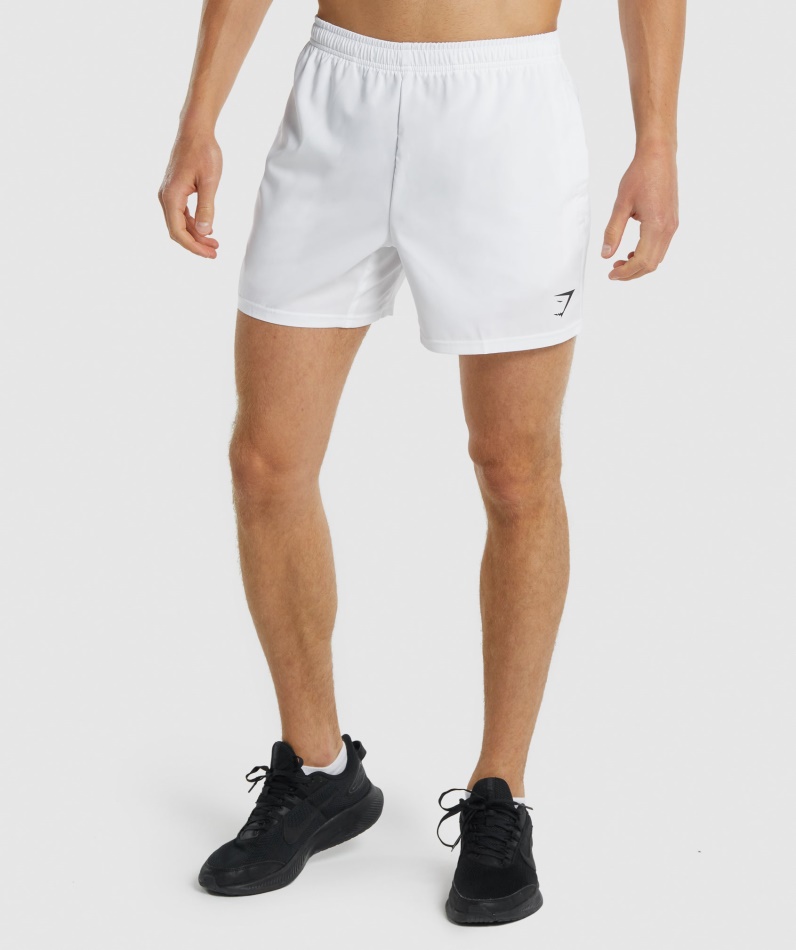 Gymshark Ankomst 5" Shorts Hvit