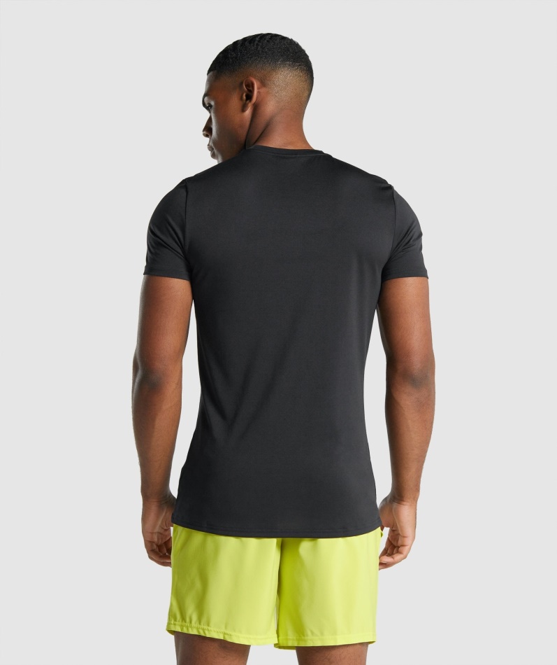 Gymshark Ankomst Grafisk T-skjorte Svart