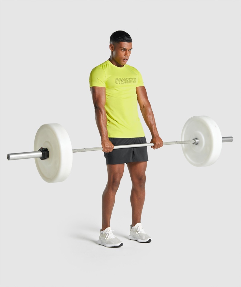 Gymshark Ankomst Grafisk T-skjorte Gul