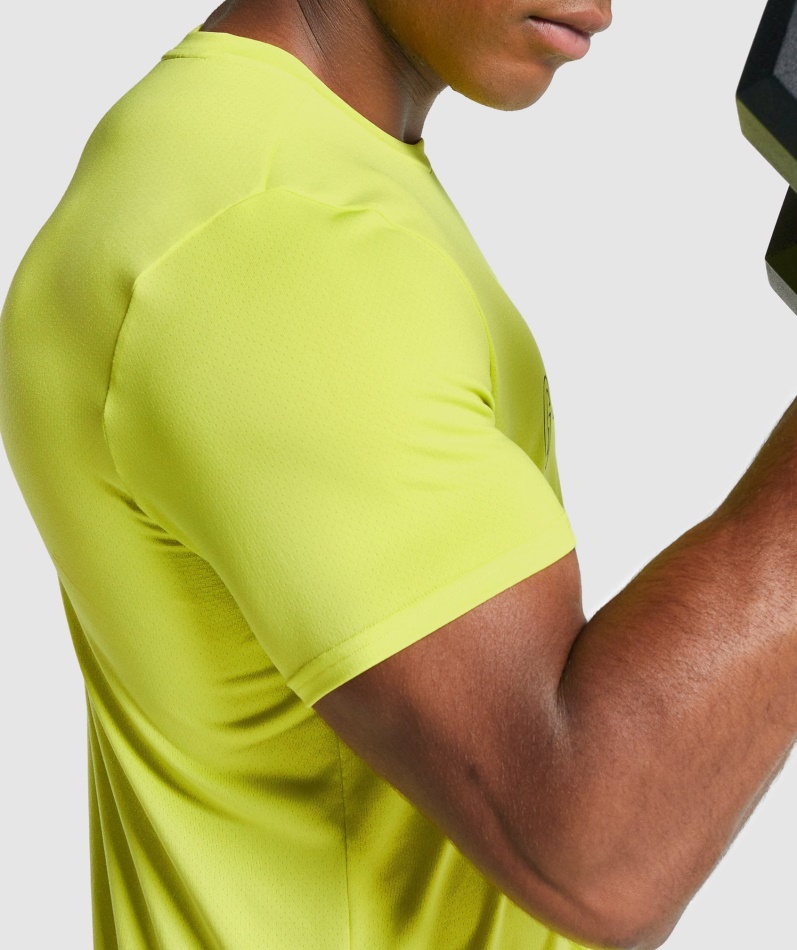 Gymshark Ankomst Grafisk T-skjorte Gul