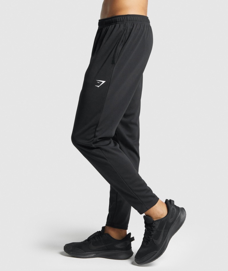 Gymshark Ankomst Strikke Joggebukser Svart