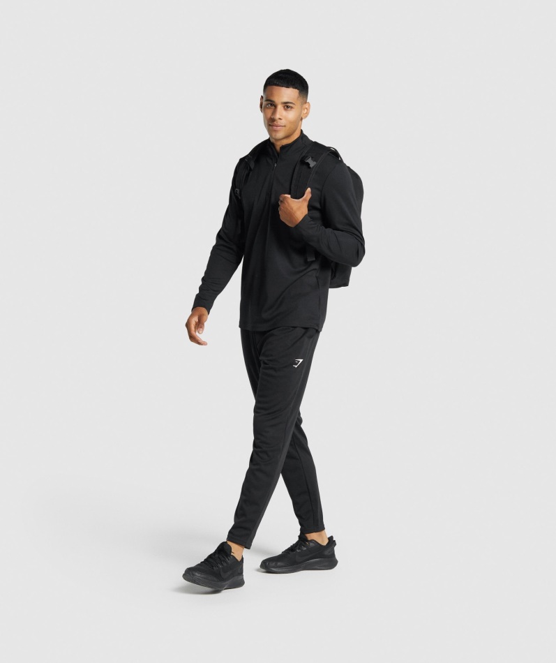 Gymshark Ankomst Strikke Joggebukser Svart