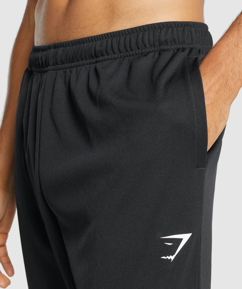 Gymshark Ankomst Strikke Joggebukser Svart