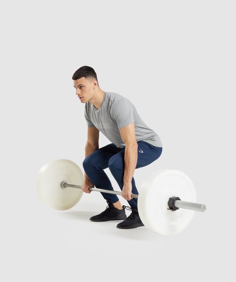 Gymshark Ankomst Strikke Joggebukser Marine