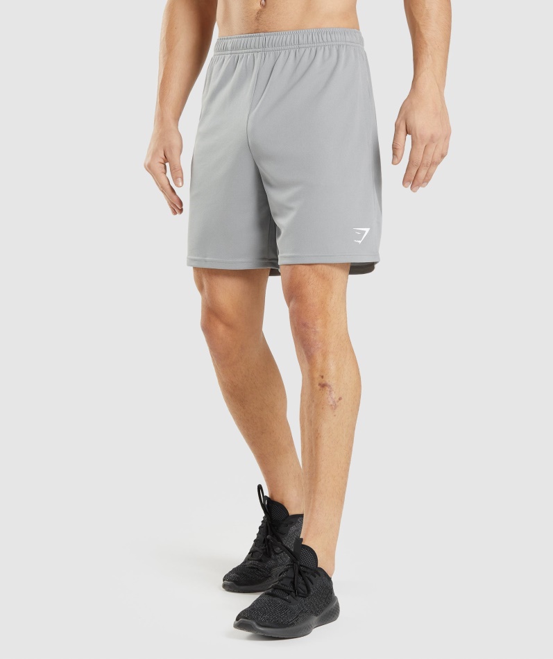 Gymshark Ankomst Strikket Shorts Smokey Grå
