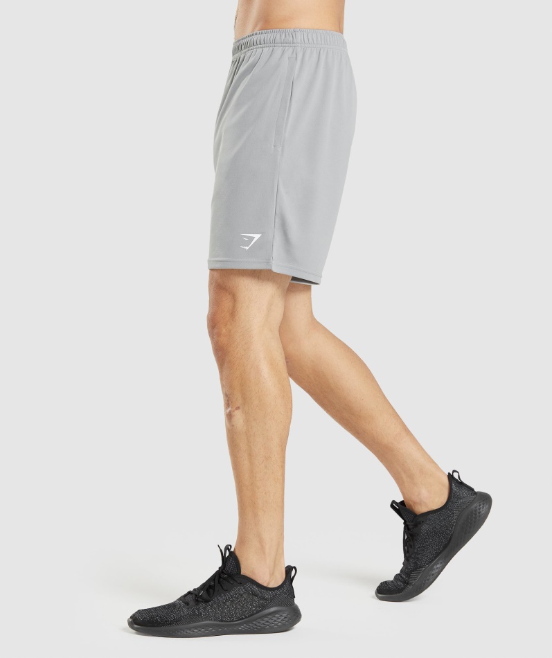Gymshark Ankomst Strikket Shorts Smokey Grå