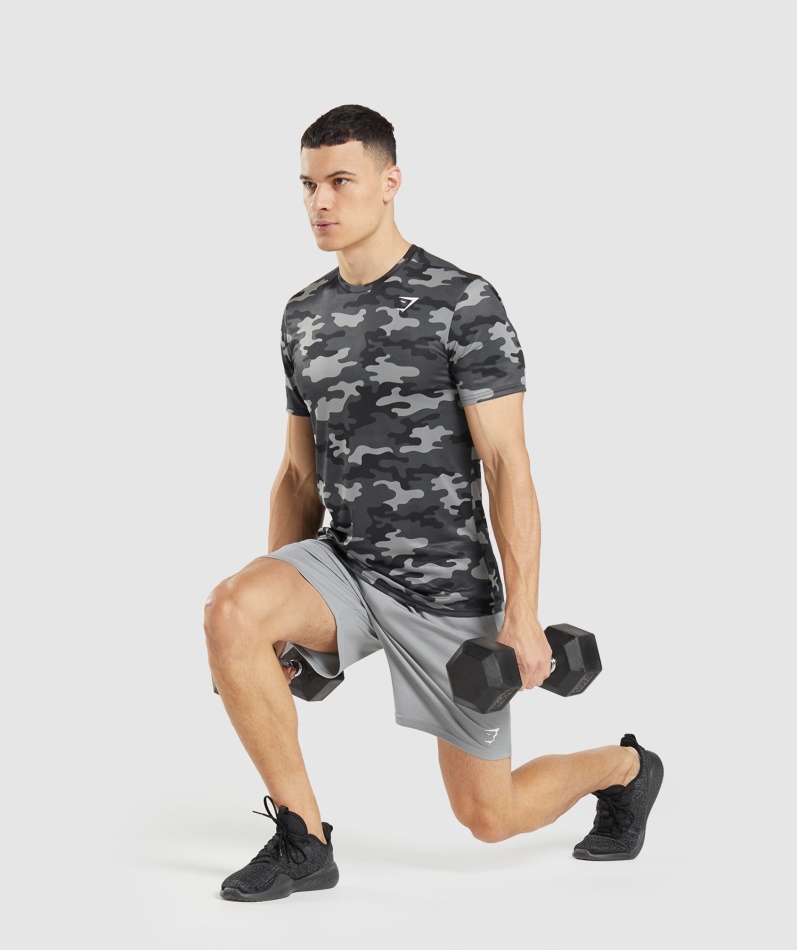 Gymshark Ankomst Strikket Shorts Smokey Grå