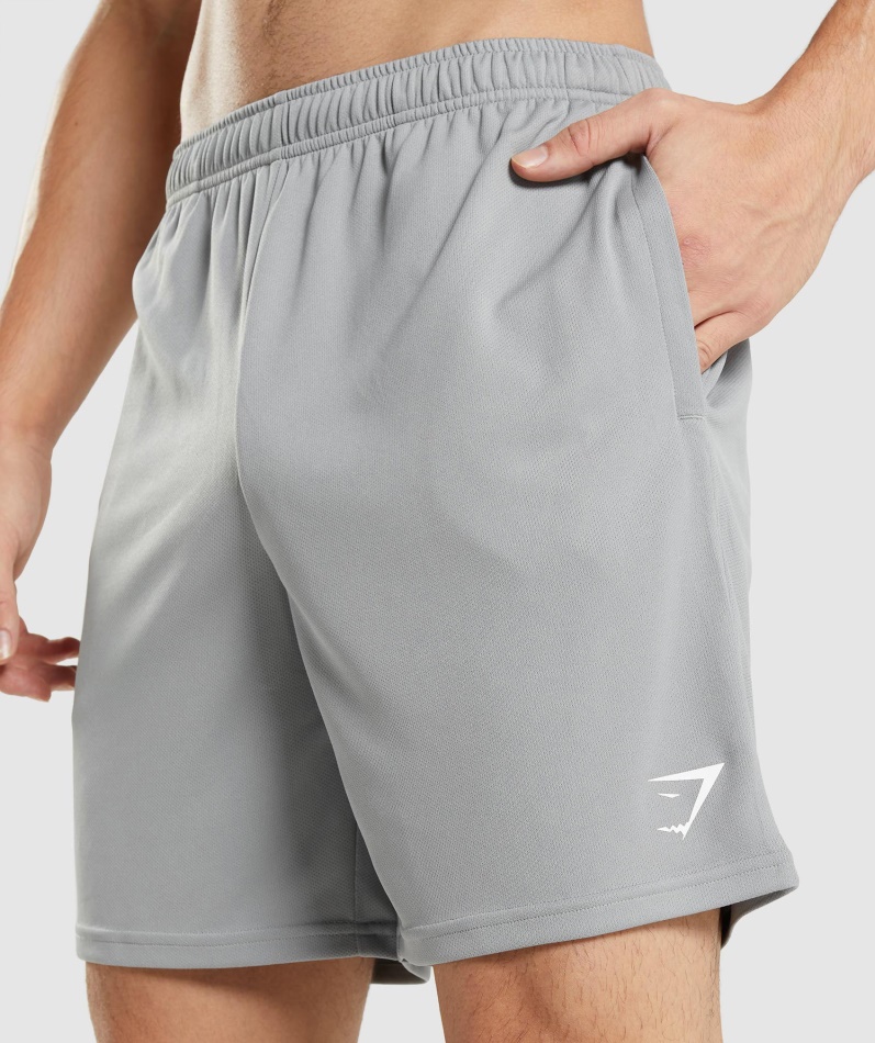 Gymshark Ankomst Strikket Shorts Smokey Grå