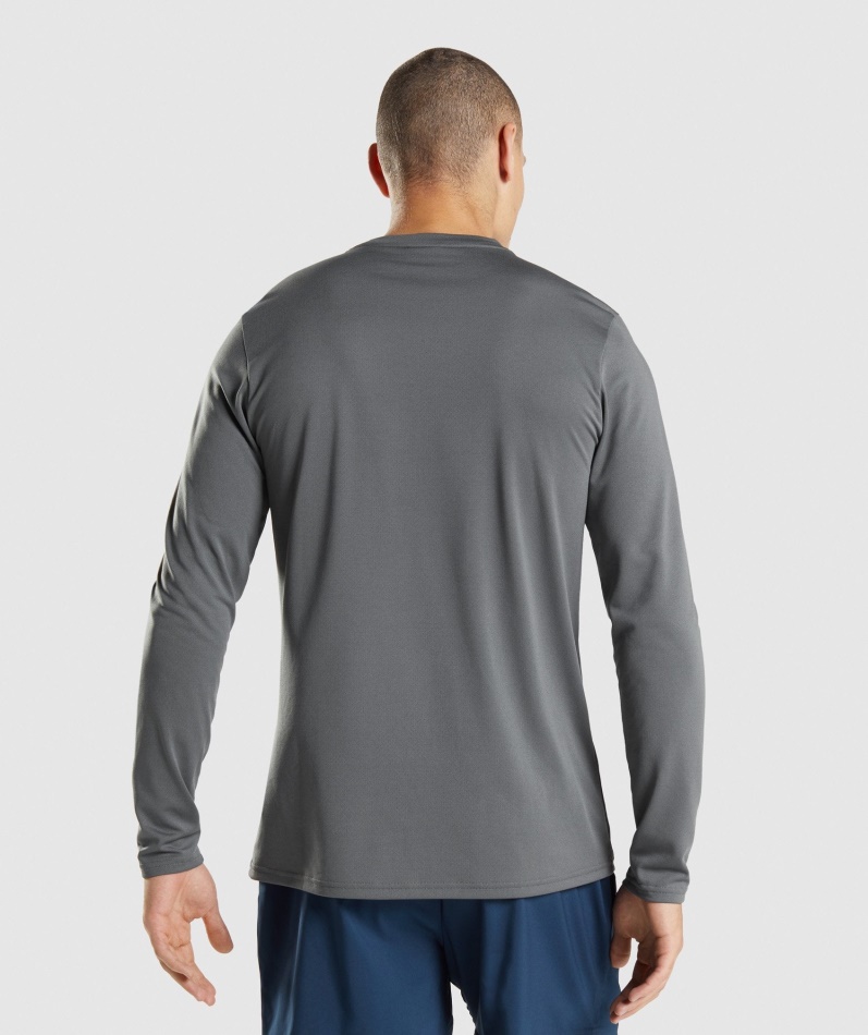 Gymshark Ankomst Langermet T-skjorte Kull