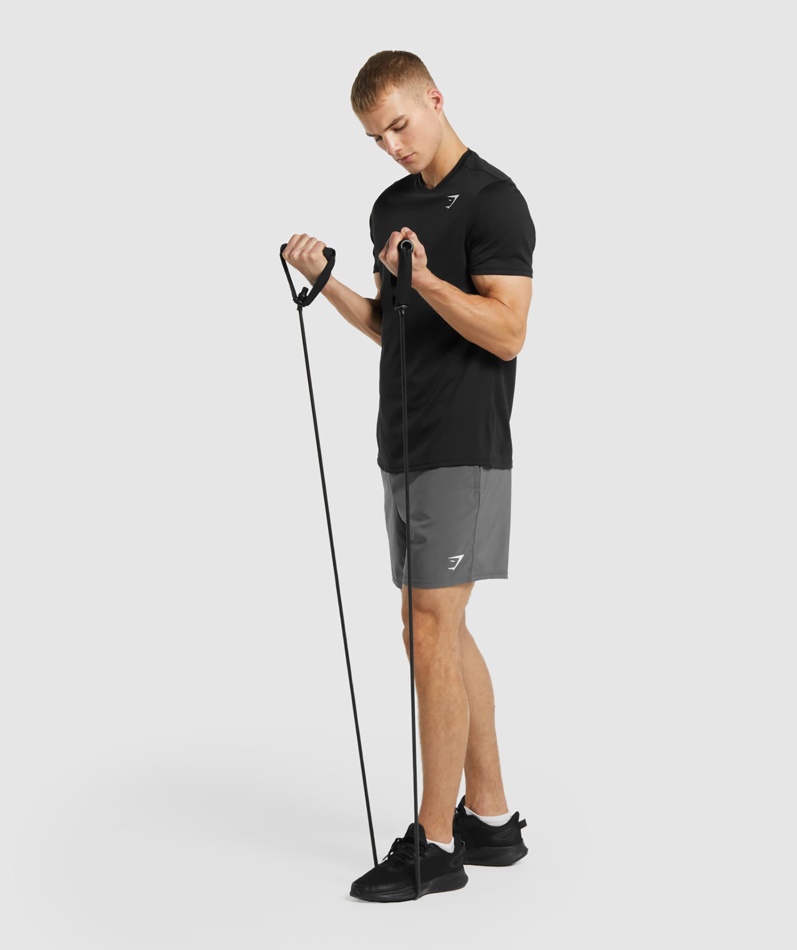 Gymshark Ankomst Normal Passform T-skjorte Svart