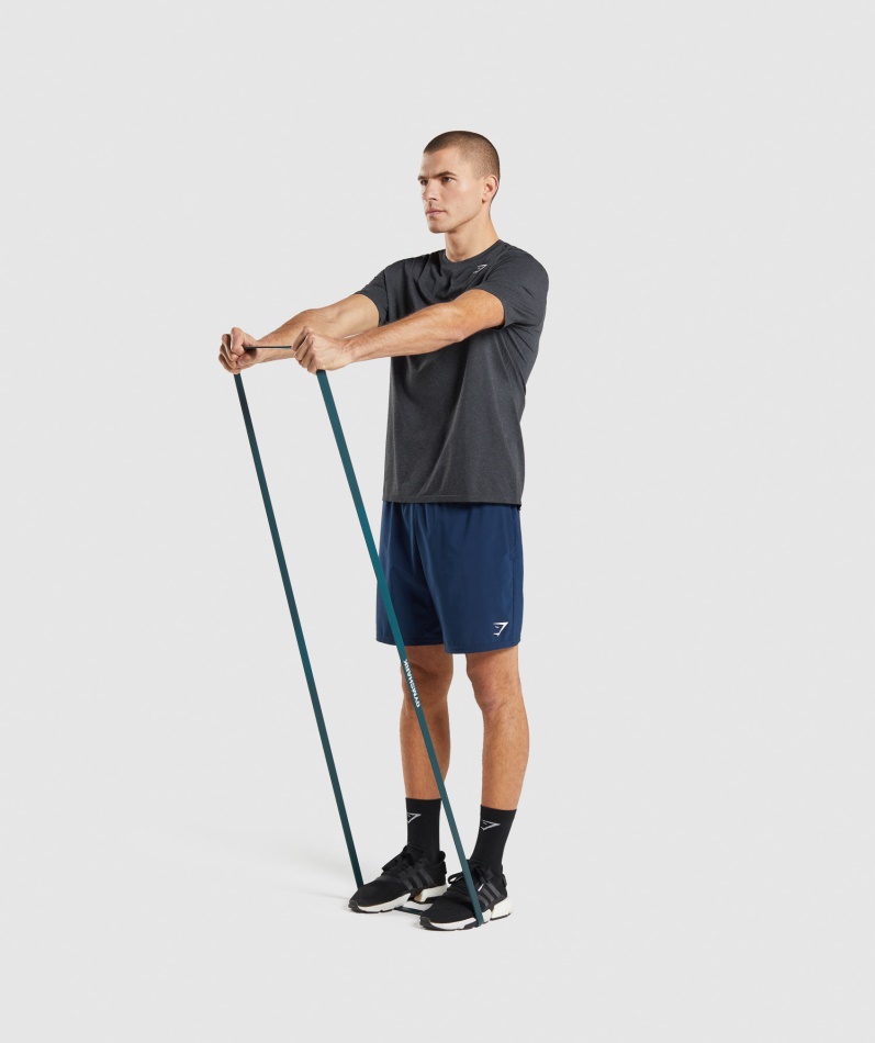 Gymshark Ankomst Sømløs T-skjorte Svart Mergel
