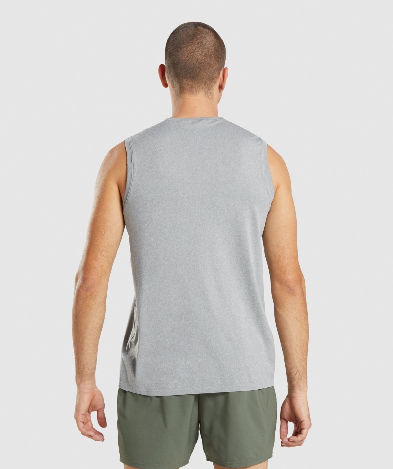 Gymshark Ankomst Sømløs Tank Grå