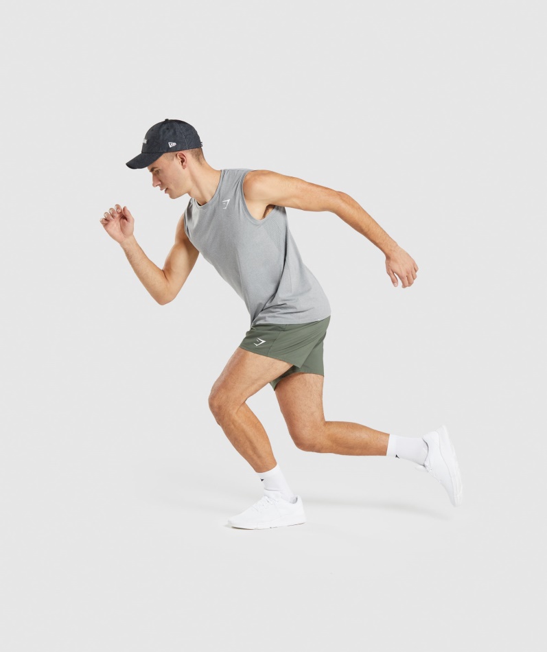 Gymshark Ankomst Sømløs Tank Grå