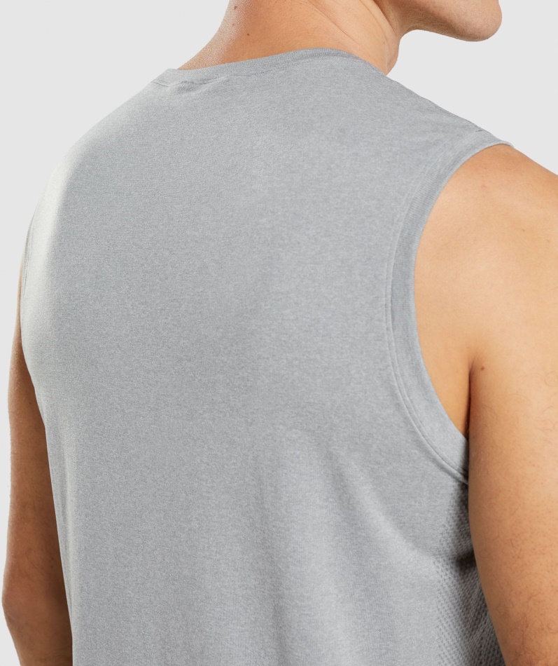 Gymshark Ankomst Sømløs Tank Grå