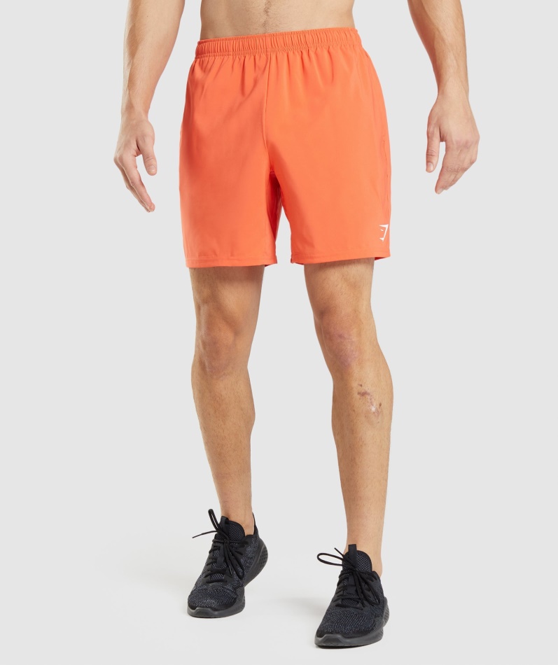 Gymshark Ankomst Shorts Papaya Orange