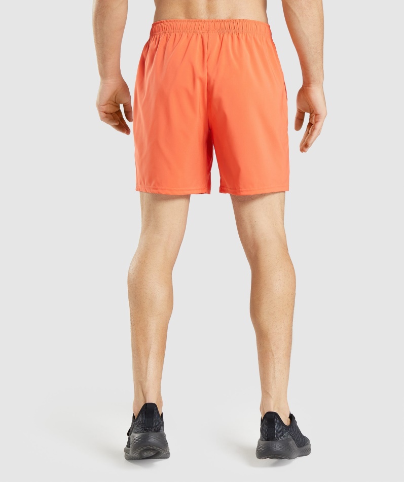 Gymshark Ankomst Shorts Papaya Orange