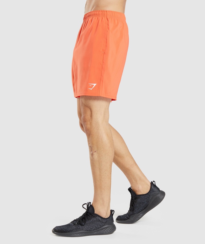 Gymshark Ankomst Shorts Papaya Orange