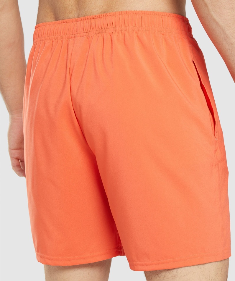 Gymshark Ankomst Shorts Papaya Orange