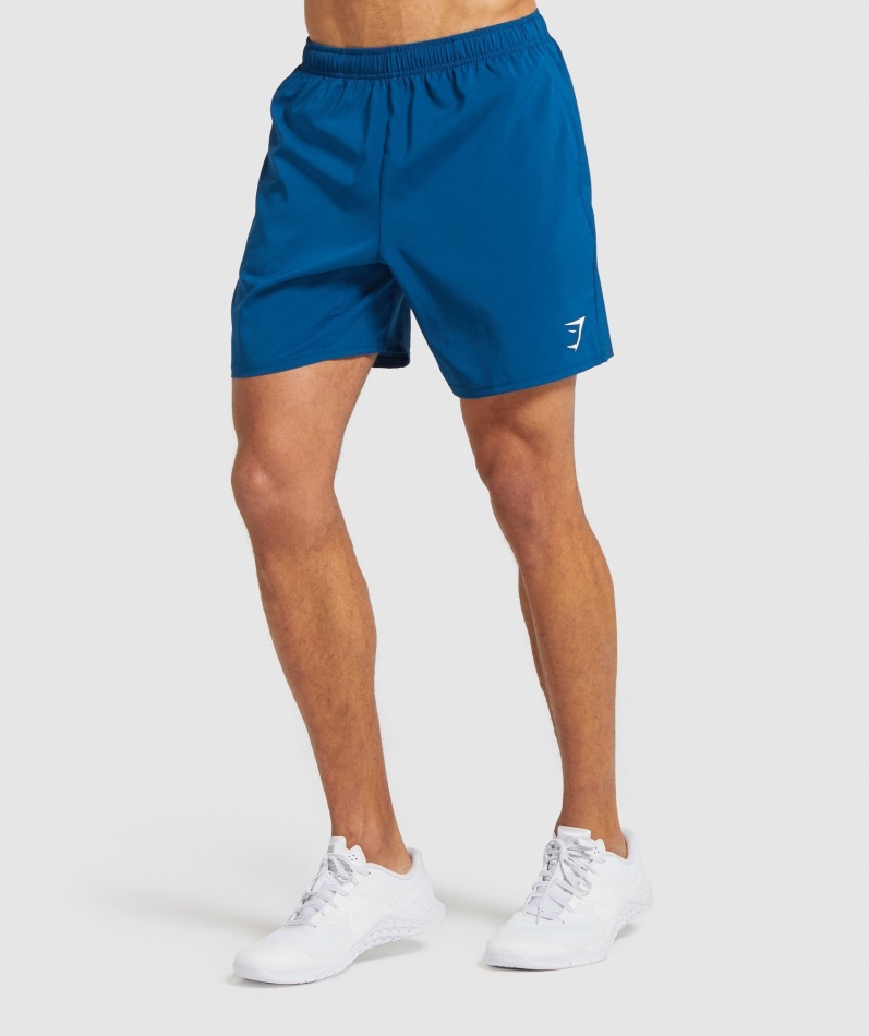 Gymshark Ankomst Shorts Bensinblå