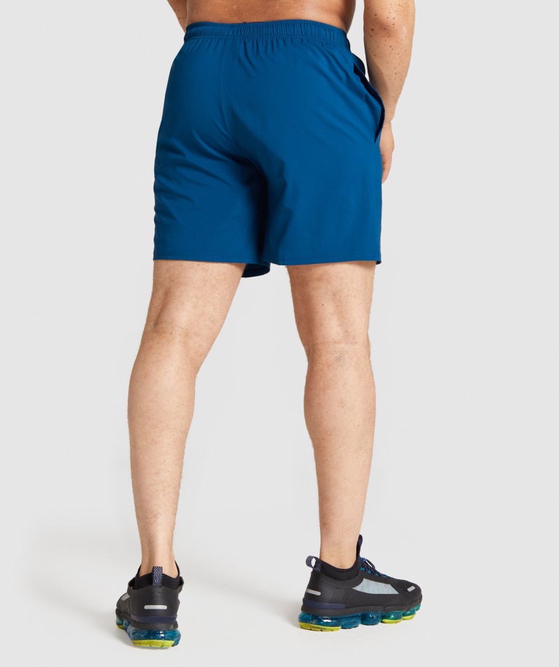 Gymshark Ankomst Shorts Bensinblå