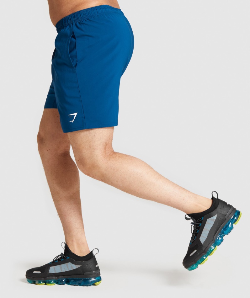 Gymshark Ankomst Shorts Bensinblå