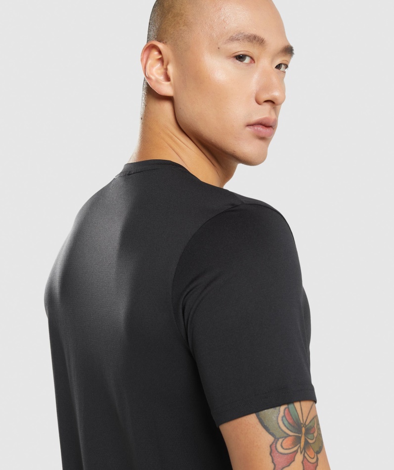 Gymshark Ankomst T-skjorte Svart