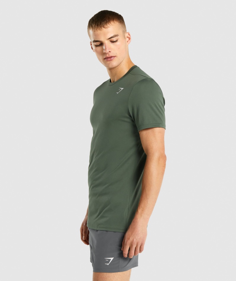 Gymshark Ankomst T-skjorte Grønn