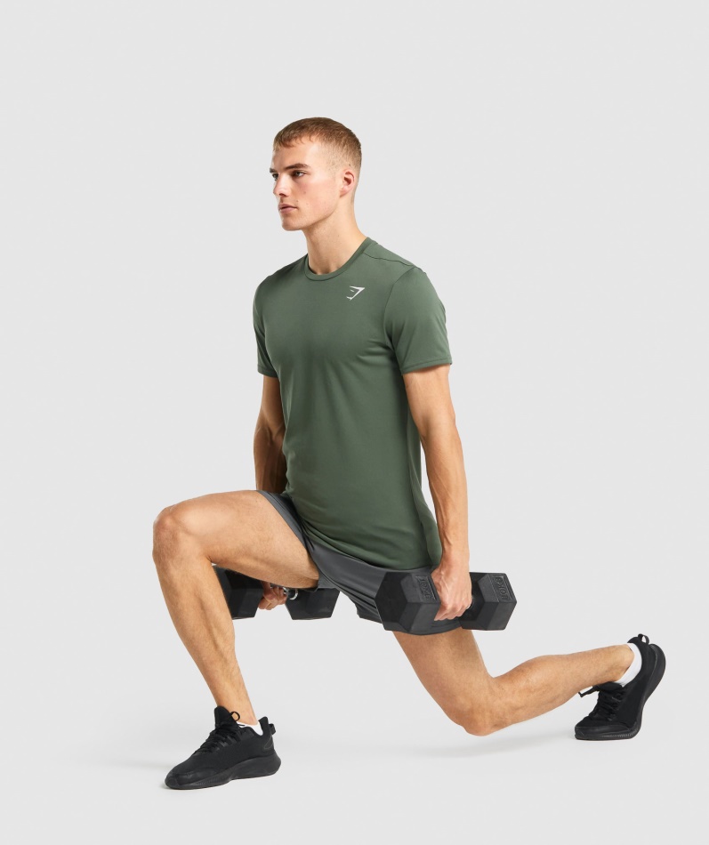 Gymshark Ankomst T-skjorte Grønn