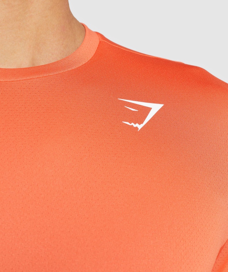 Gymshark Ankomst T-skjorte Papaya Oransje