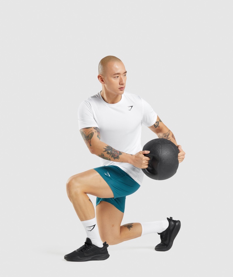Gymshark Ankomst T-skjorte Hvit