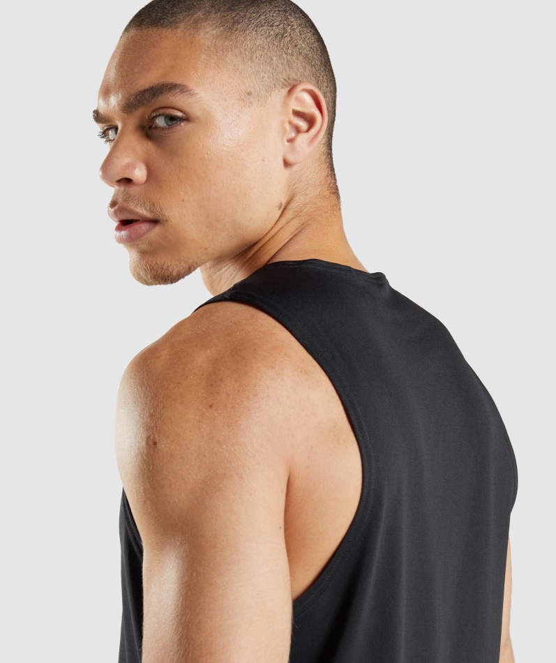 Gymshark Ankomst Tank Svart