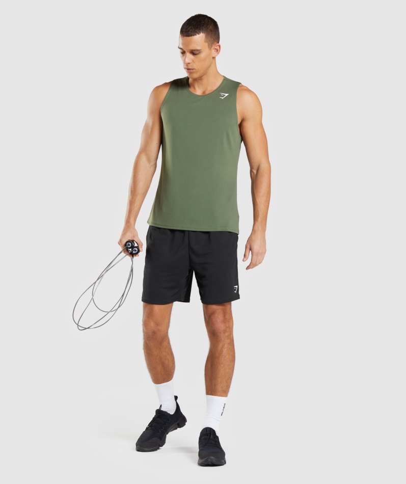 Gymshark Ankomst Tank Kjerne Oliven