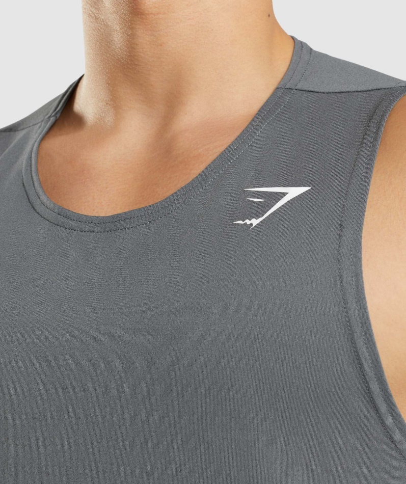 Gymshark Ankomst Tank Grå