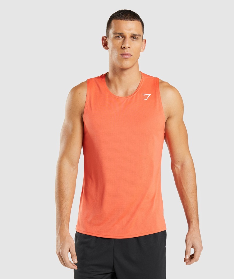 Gymshark Ankomst Tank Papaya Appelsin