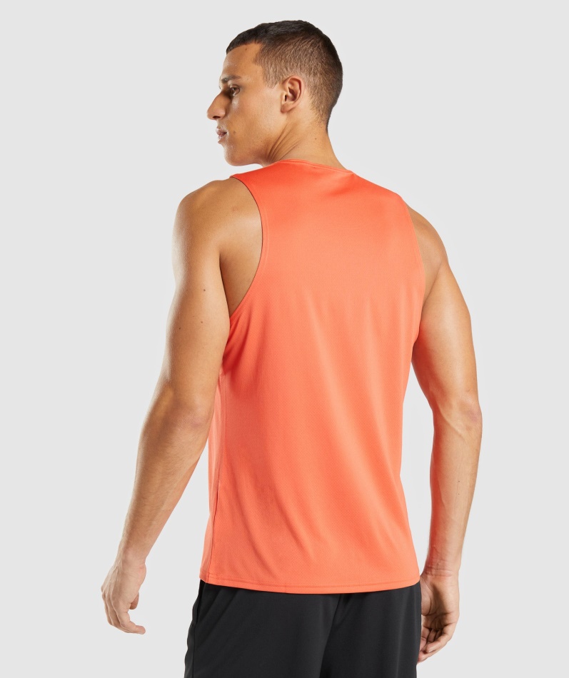 Gymshark Ankomst Tank Papaya Appelsin