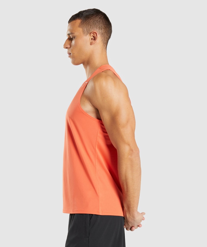 Gymshark Ankomst Tank Papaya Appelsin