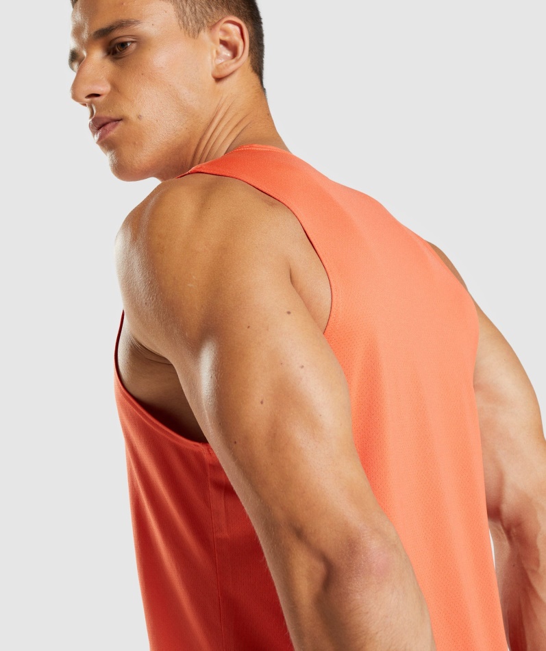 Gymshark Ankomst Tank Papaya Appelsin