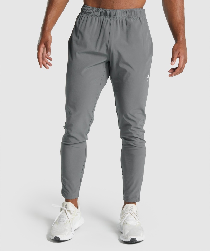 Gymshark Ankomst Vevde Joggebukser Koksgrå