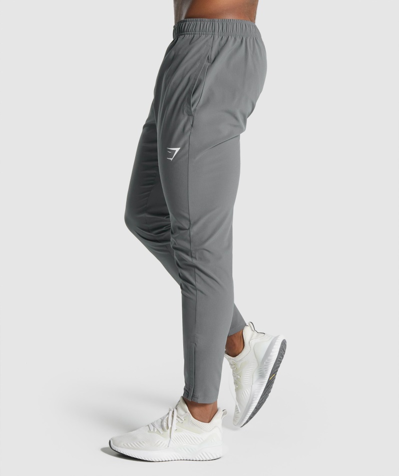 Gymshark Ankomst Vevde Joggebukser Koksgrå