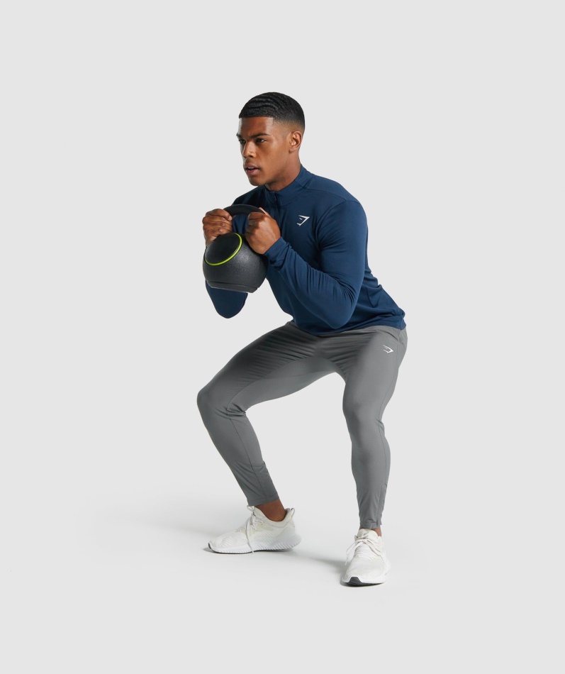 Gymshark Ankomst Vevde Joggebukser Koksgrå