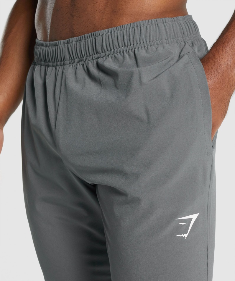 Gymshark Ankomst Vevde Joggebukser Koksgrå