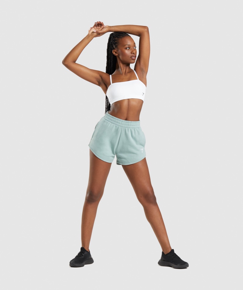 Gymshark Bandeau Sports-bh Hvit