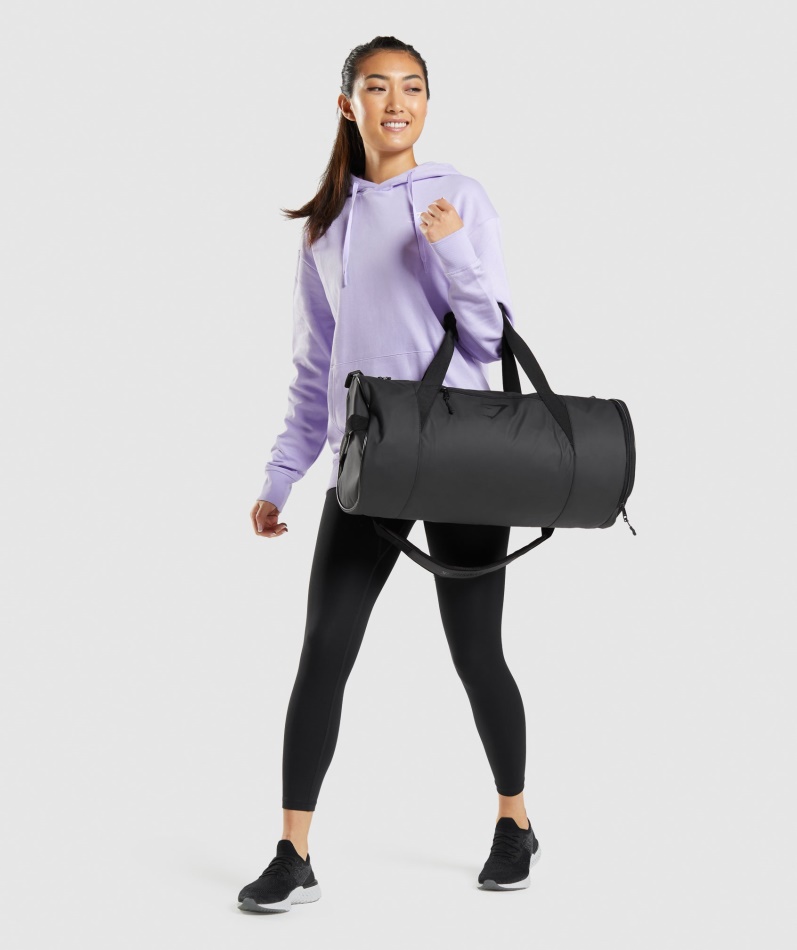 Gymshark Barrel Bag Svart